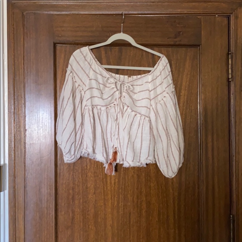 Cropped Free People Blouse